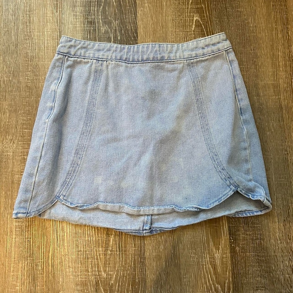 PacSun Light Blue Mini Skirt